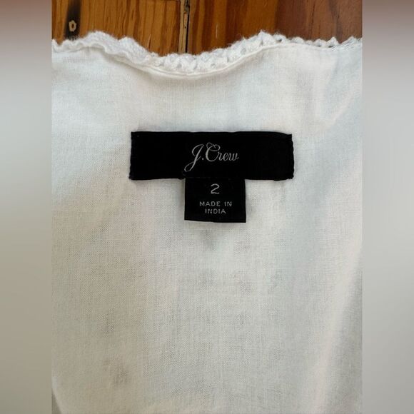 J Crew Eyelet Wrap Dress - Picture 8 of 13